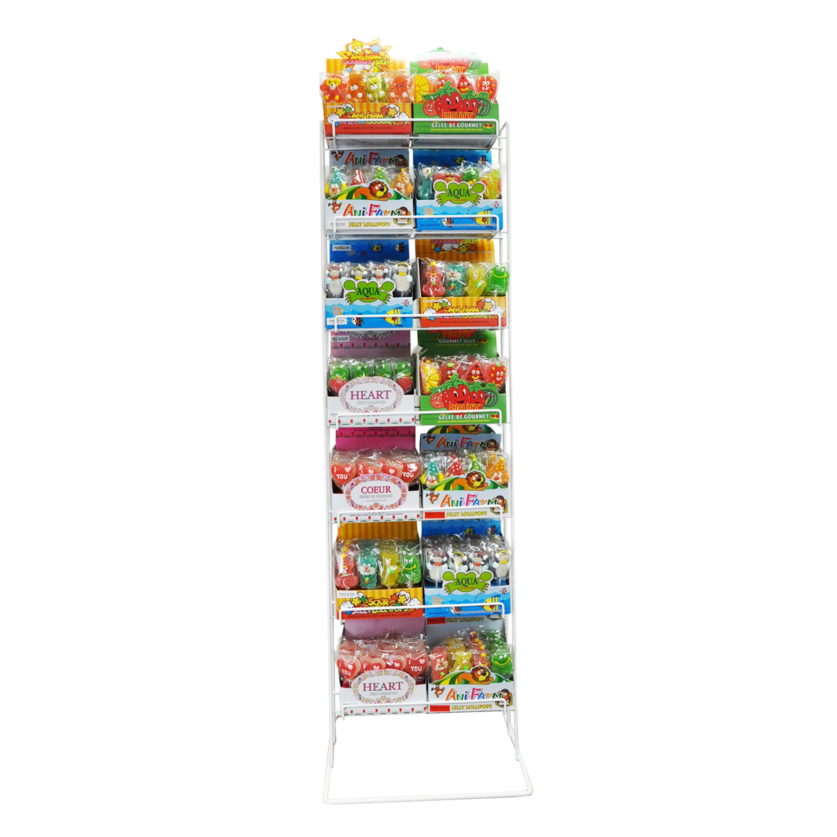 floor standing display rack for Gourmet Jelly