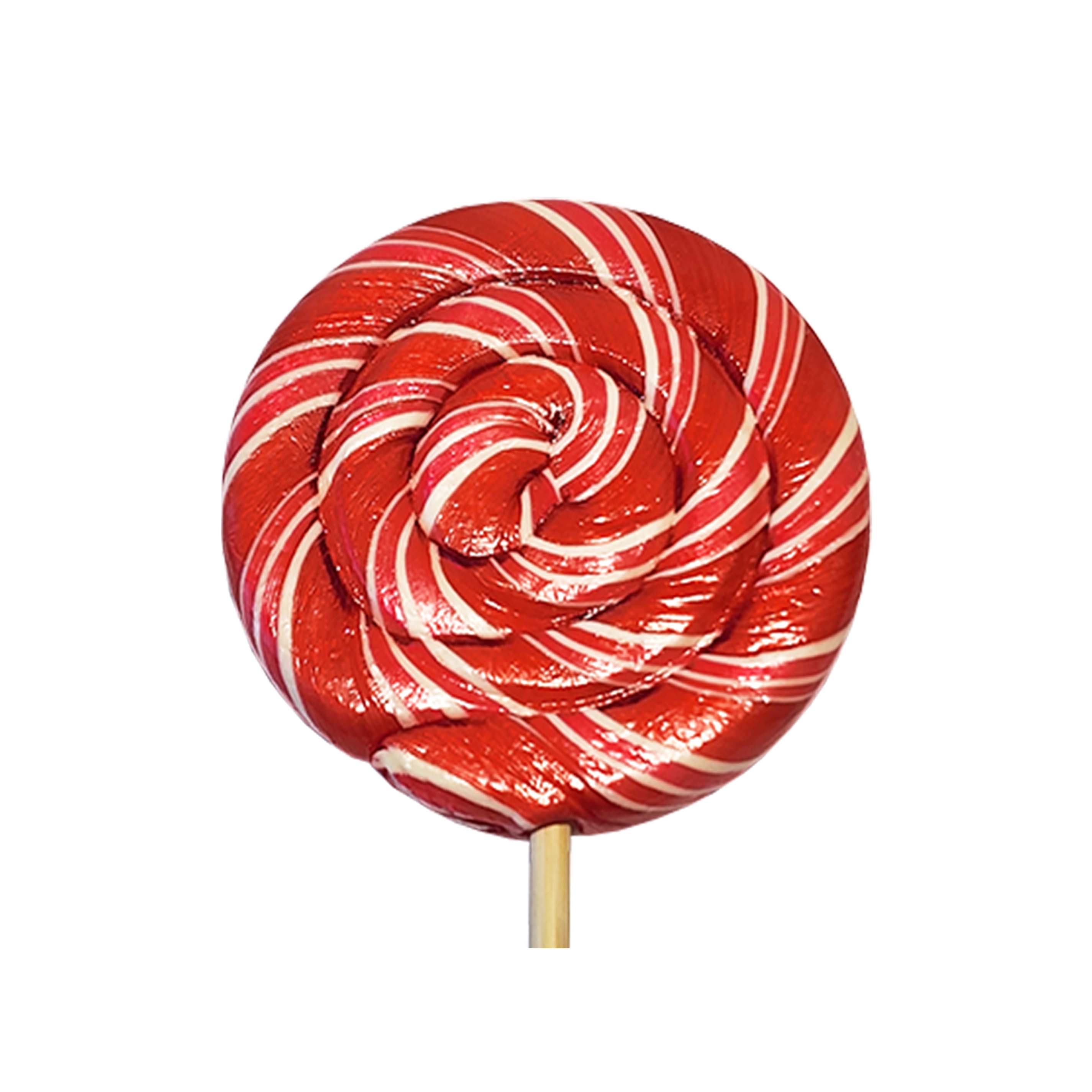 red and pink swhirly sweet whirls lollipop candy